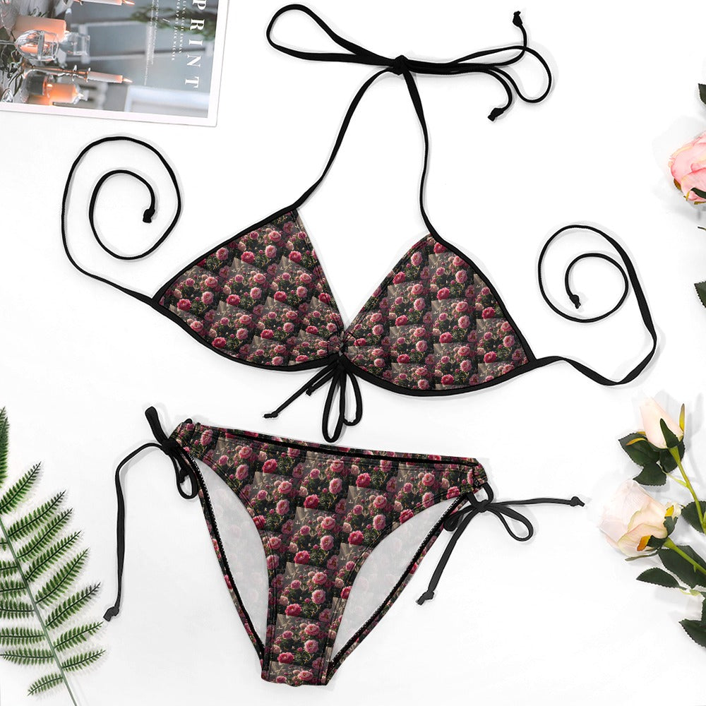 Bloom Gone Wild Curvy Laces Bikini Togs