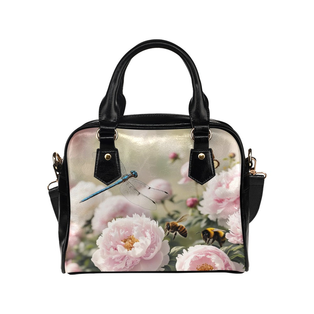 Peony Kaleidoscope Shoulder Bag