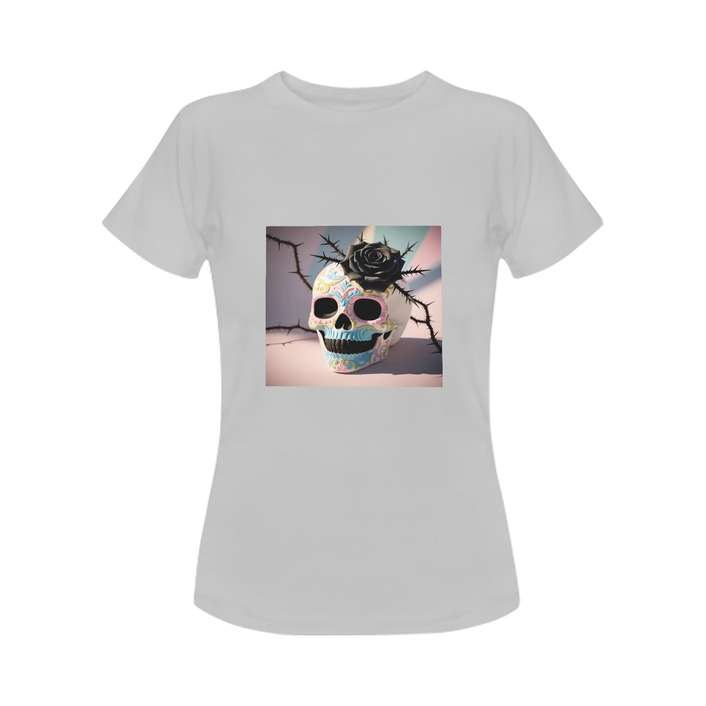 Black Rose Candy Skull T-shirt