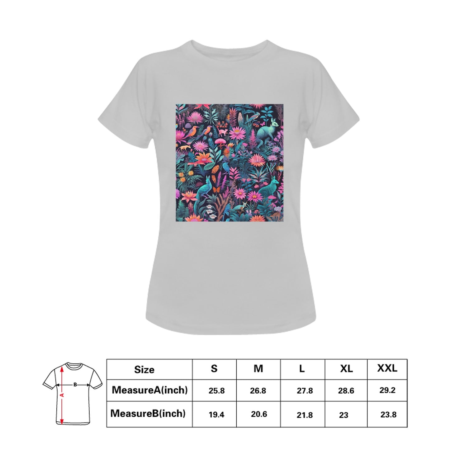 Neon Aussie Print T-shirt