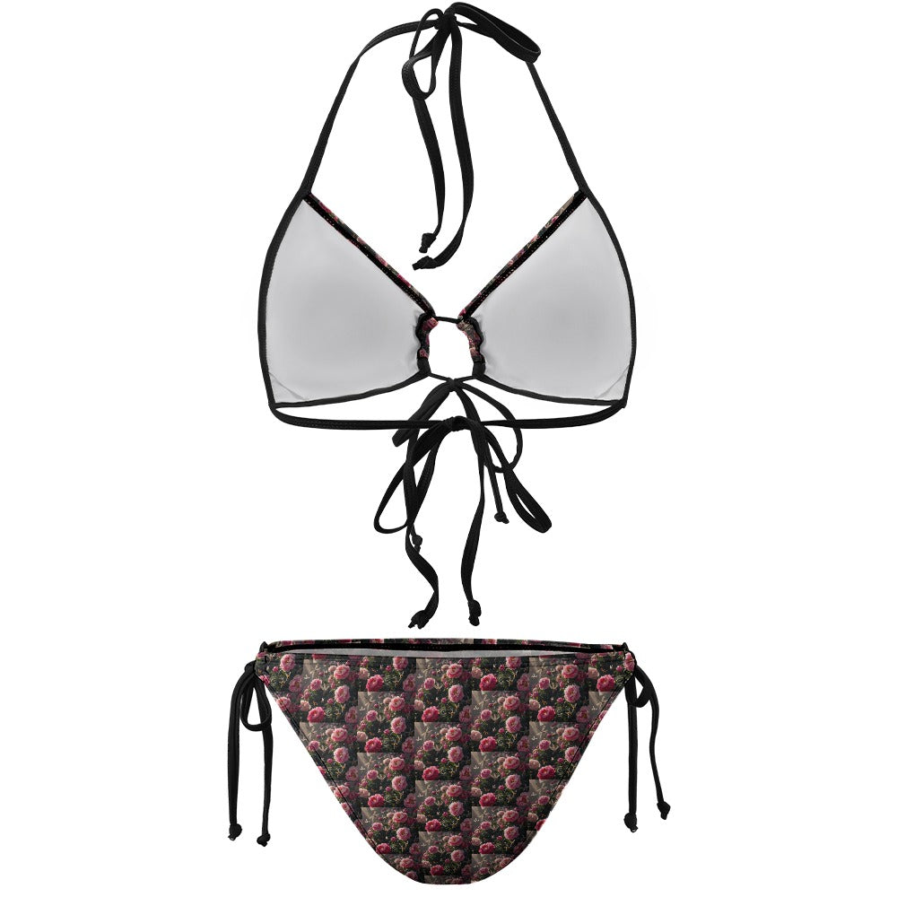 Bloom Gone Wild Curvy Laces Bikini Togs