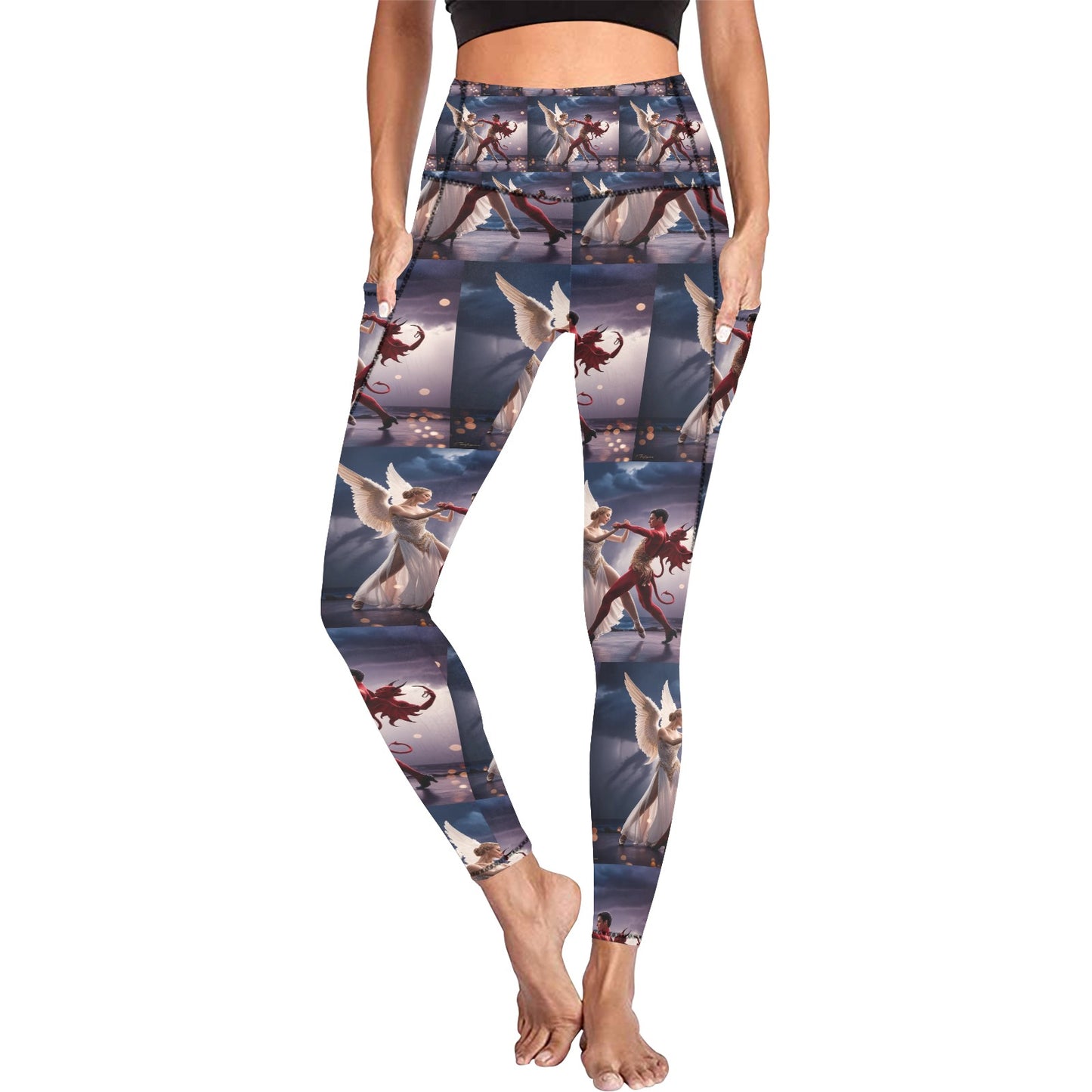 Inner Turmoil Leggings With Pockets