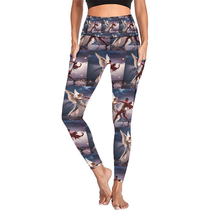 Inner Turmoil Leggings With Pockets