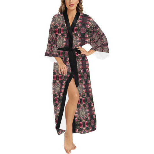 Bloom Gone Wild Kaleidoscope Long Robe