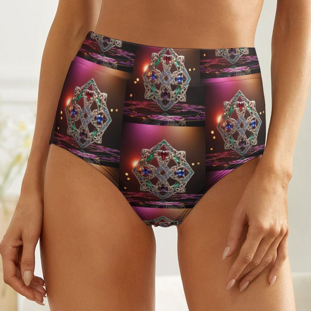 Artio Celtic Knot High Waist Brief Undies