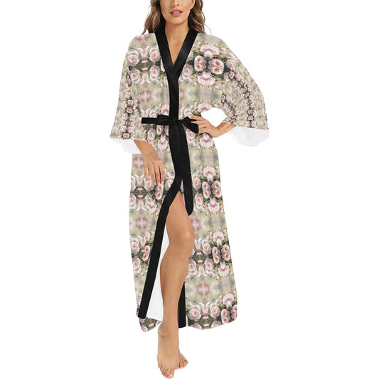 Peony Kaleidoscope Long Robe