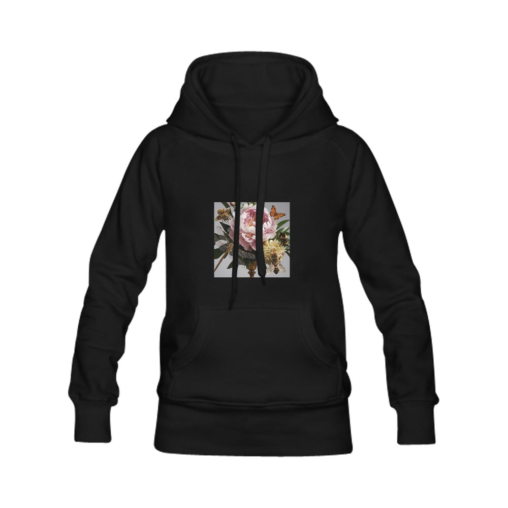 Peony Life Front and Back Print Hoodie