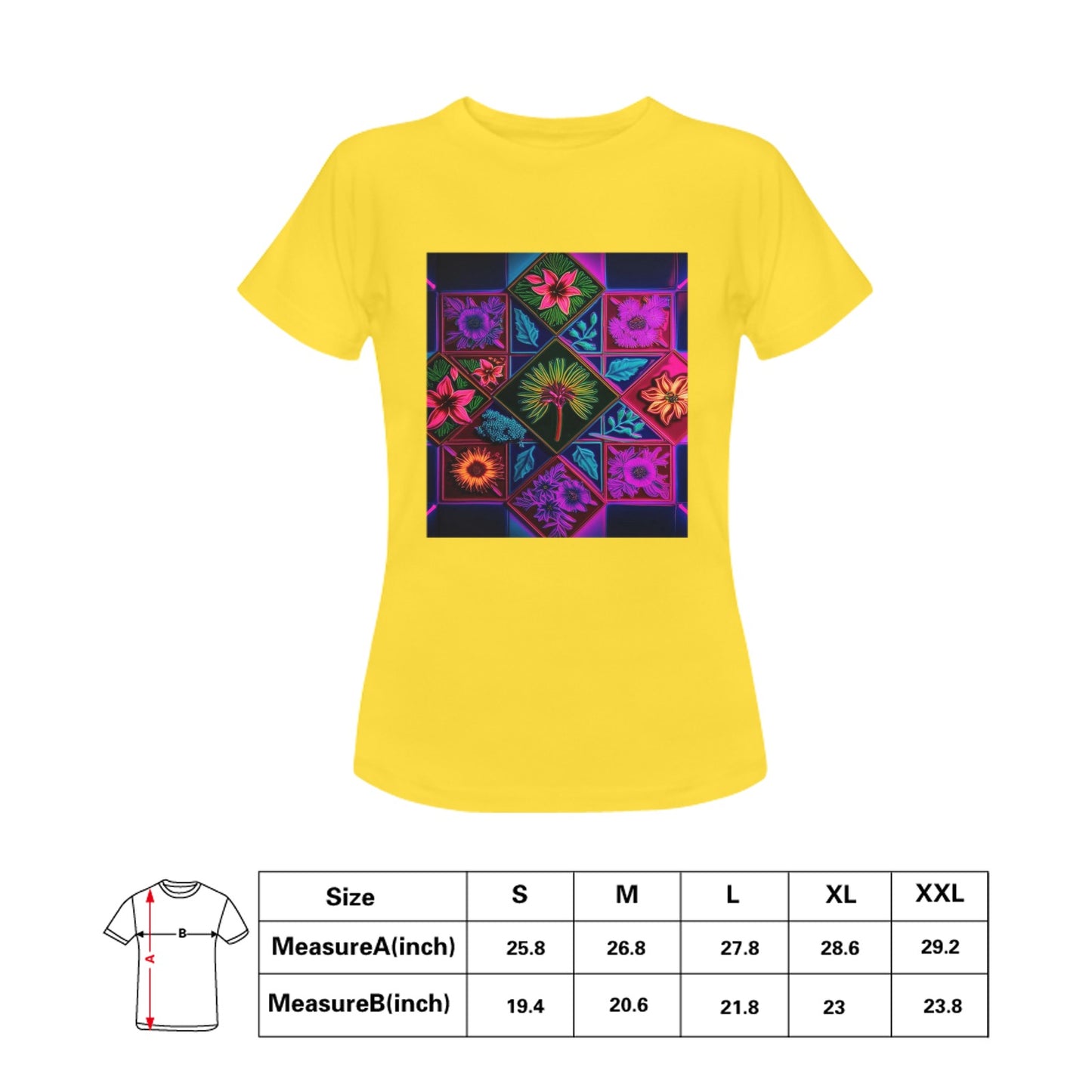 Vivid Xanthorrhoea  Floral T-Shirt