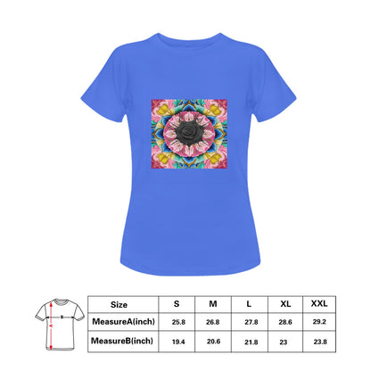 Black Rose Bright Print T-shirt