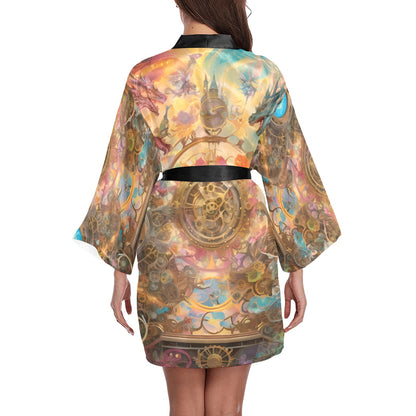 Dreams & Fantasy Short Kimono Robe