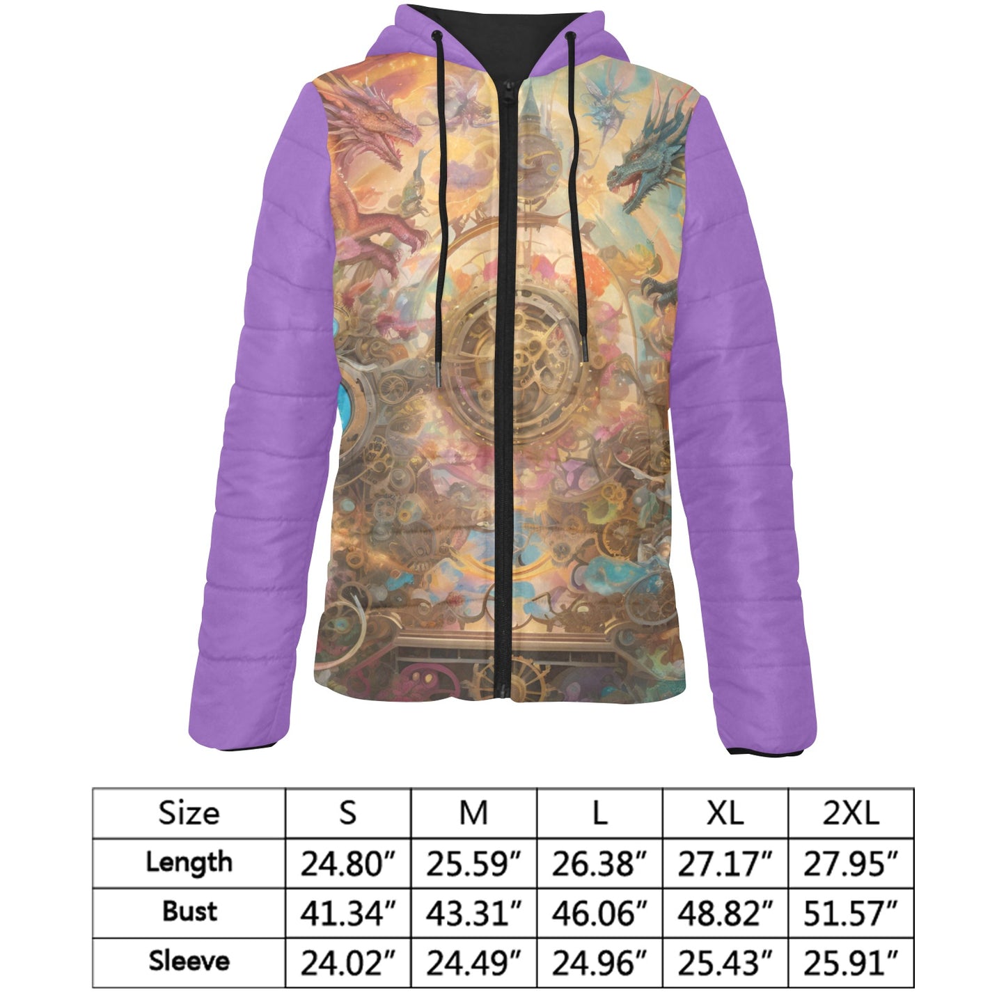Dreams & Fantasy Hooded Puffer Jacket