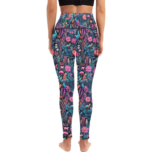 Neon Aussie Leggings with Pockets
