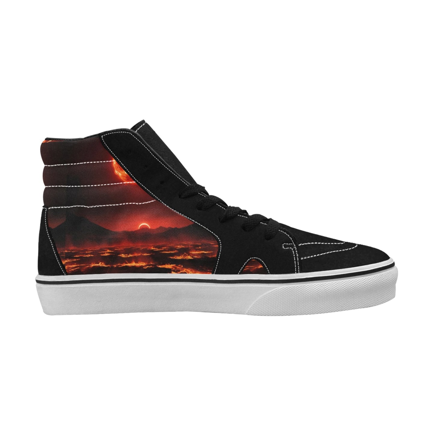 Scorched Earth High Top Canvas Shoes