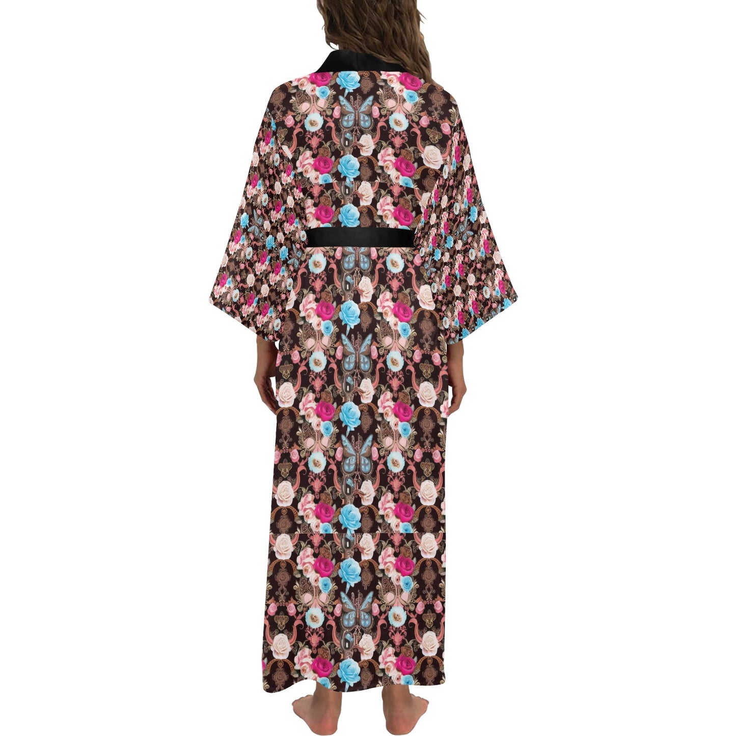 Vintage Butterfly Long Robe