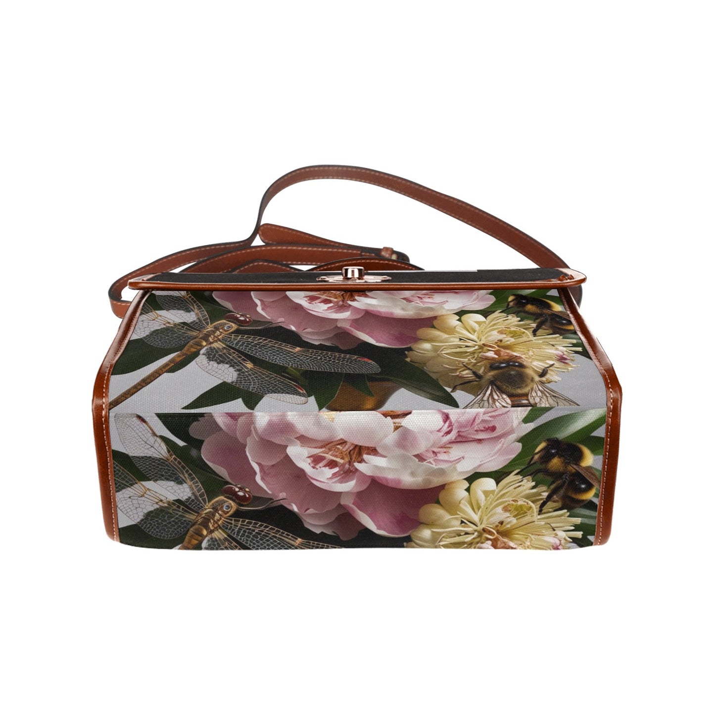 Peony Print Bag