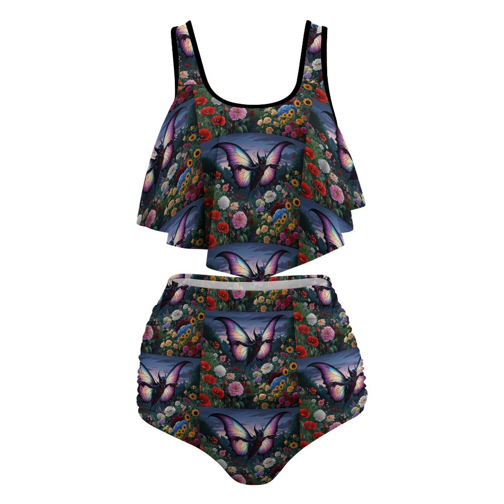 Savage Butterfly Curvy 2 Piece Togs