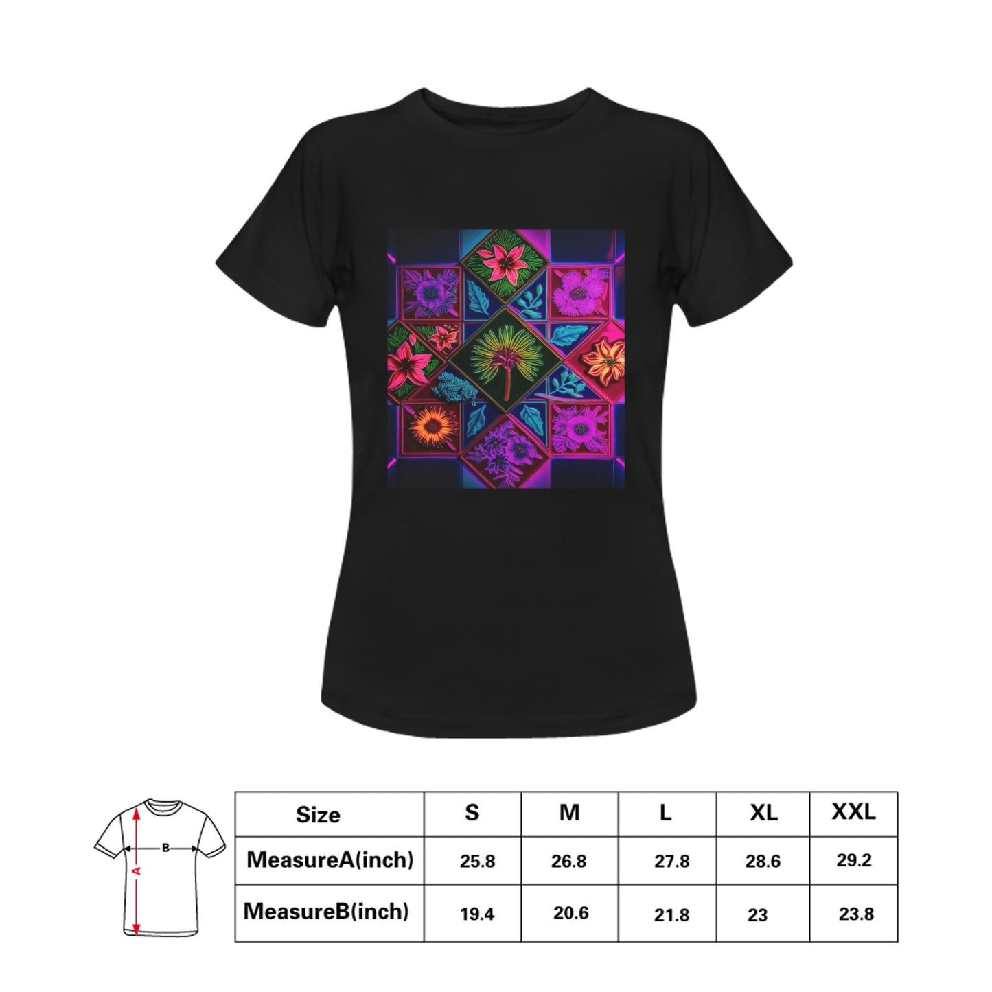 Vivid Xanthorrhoea  Floral T-Shirt