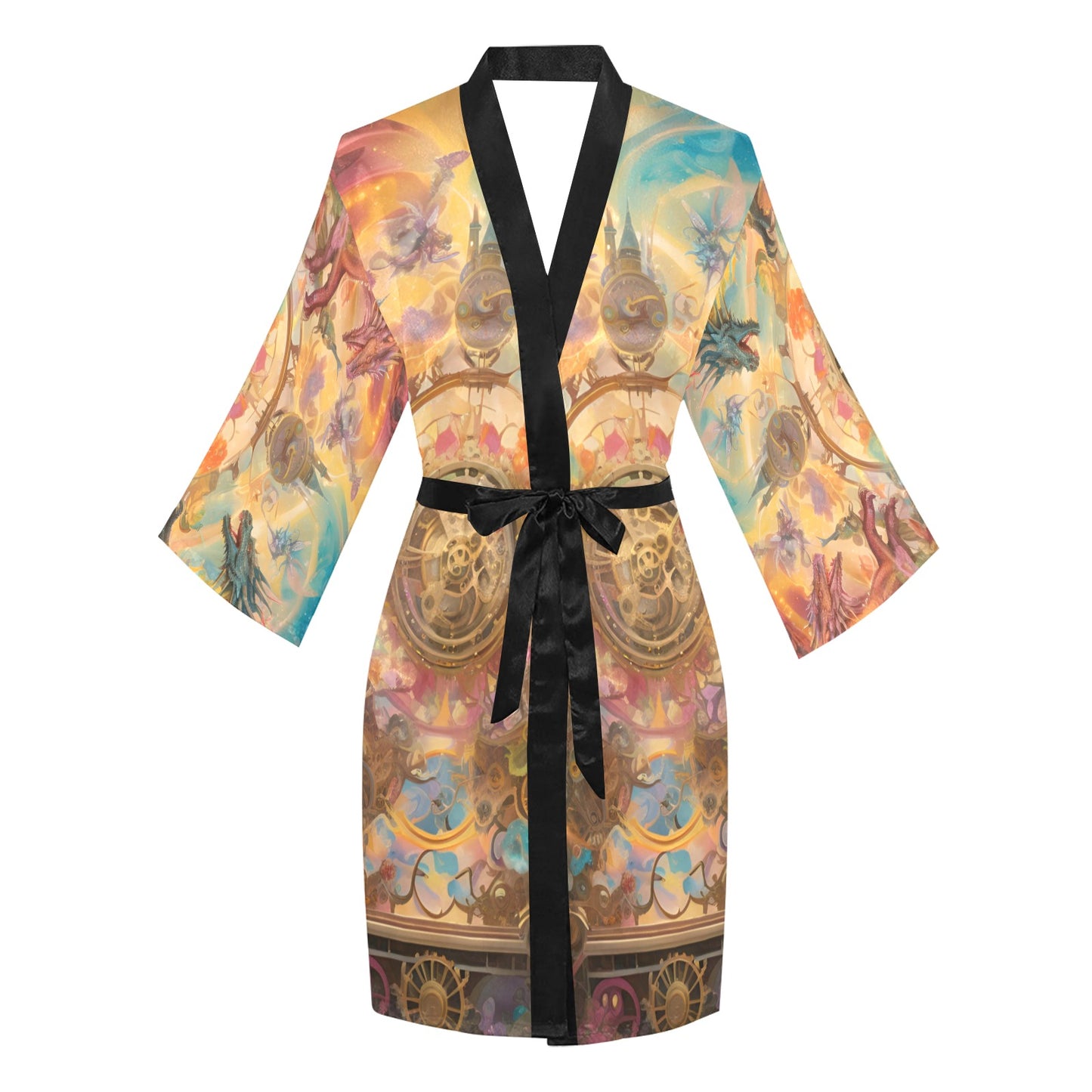 Dreams & Fantasy Short Kimono Robe