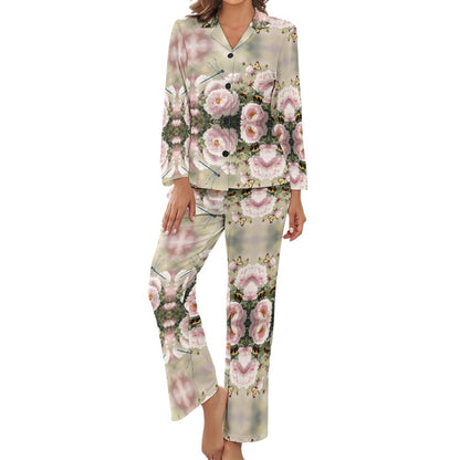 Peony Kaleidoscope Long Pyjama Set