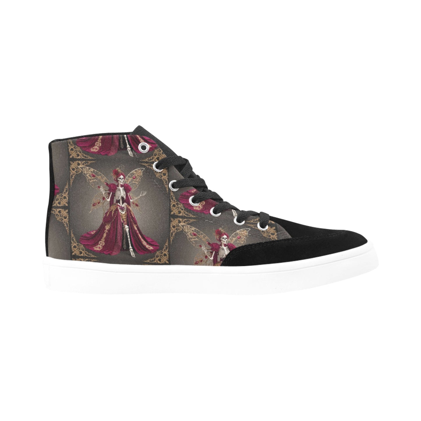 Dark Fey High Top Canvas Women's Shoes