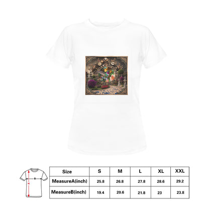 Hummingbird Tile Print T-shirt