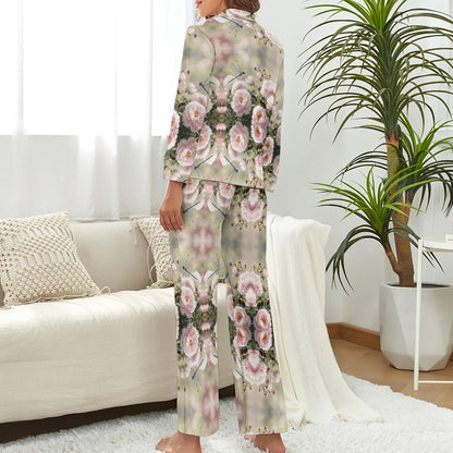 Peony Kaleidoscope Long Pyjama Set