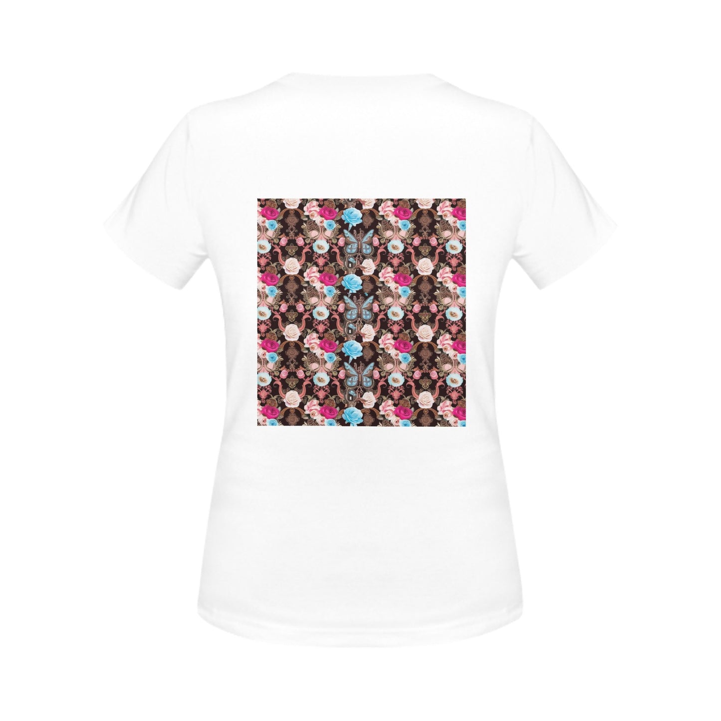 Vintage Butterfly Womens T-shirt