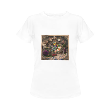 Hummingbird Tile Print T-shirt