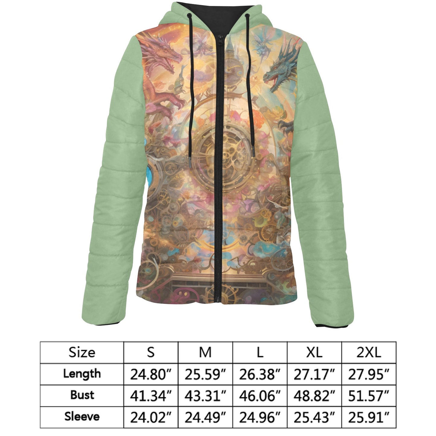 Dreams & Fantasy Hooded Puffer Jacket