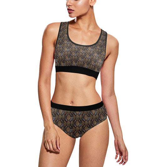 Gone Is The Gilded Age Sports Bra and Undies Set