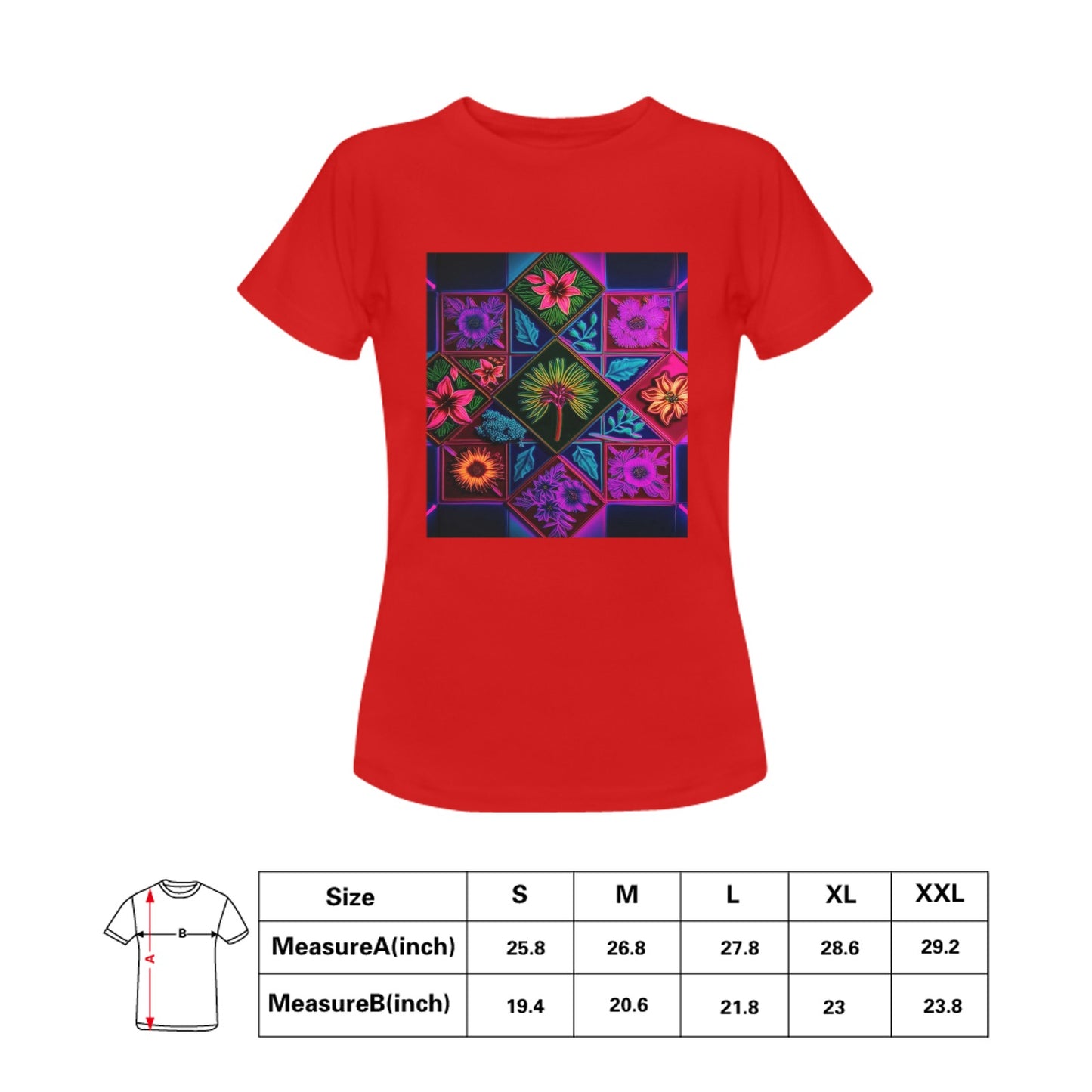 Vivid Xanthorrhoea  Floral T-Shirt