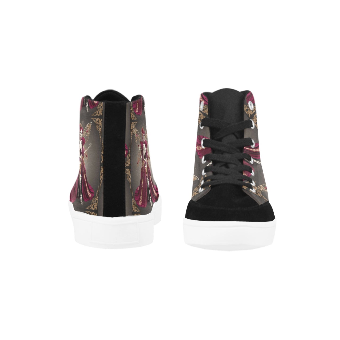 Dark Fey High Top Canvas Women's Shoes