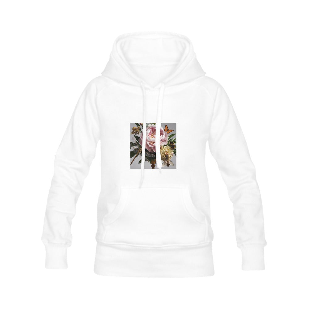 Peony Life Front and Back Print Hoodie