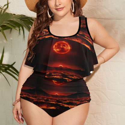 Scorched Earth Curvy 2 Piece Togs