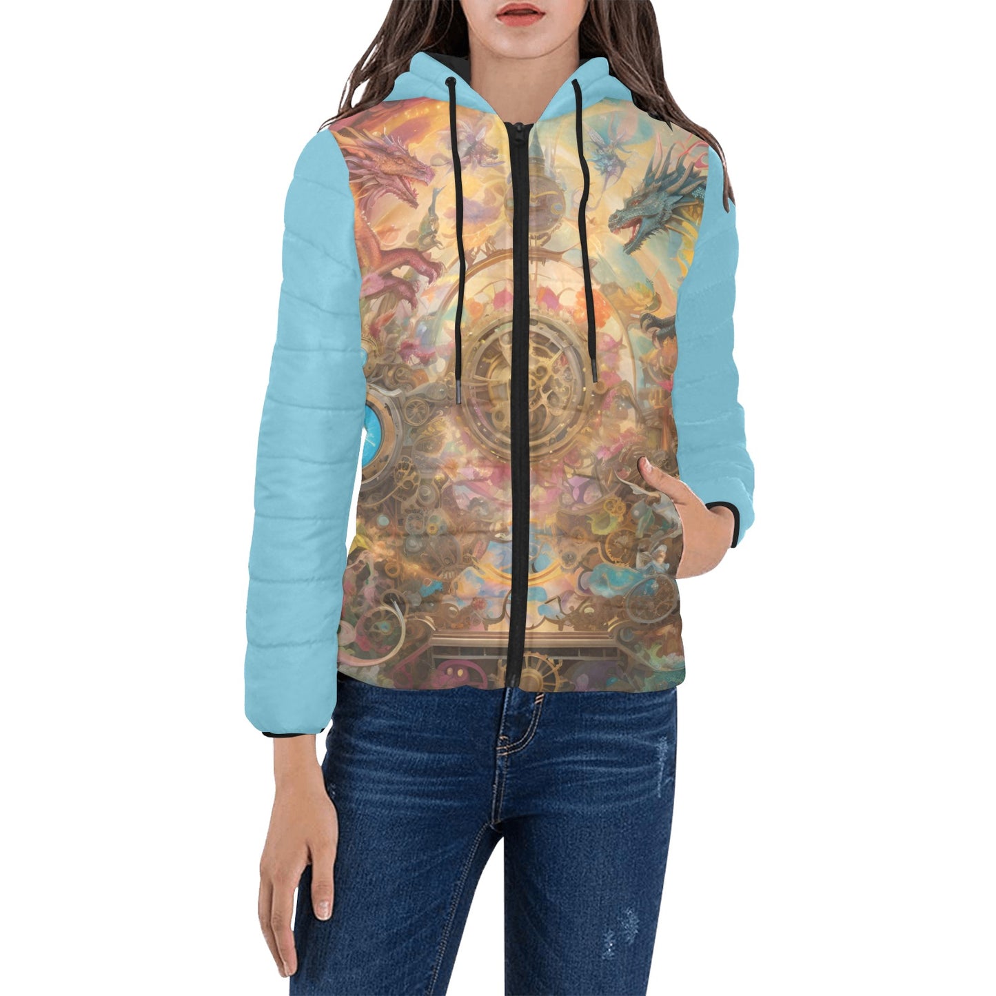 Dreams & Fantasy Hooded Puffer Jacket
