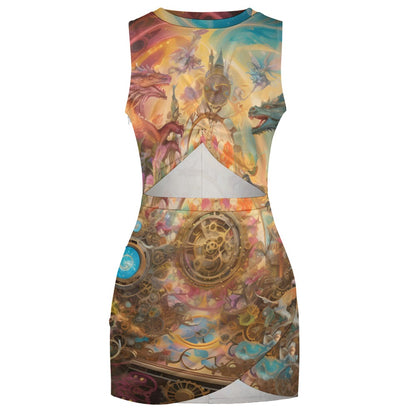 Dreams & Fantasy Navel Cutout Dress