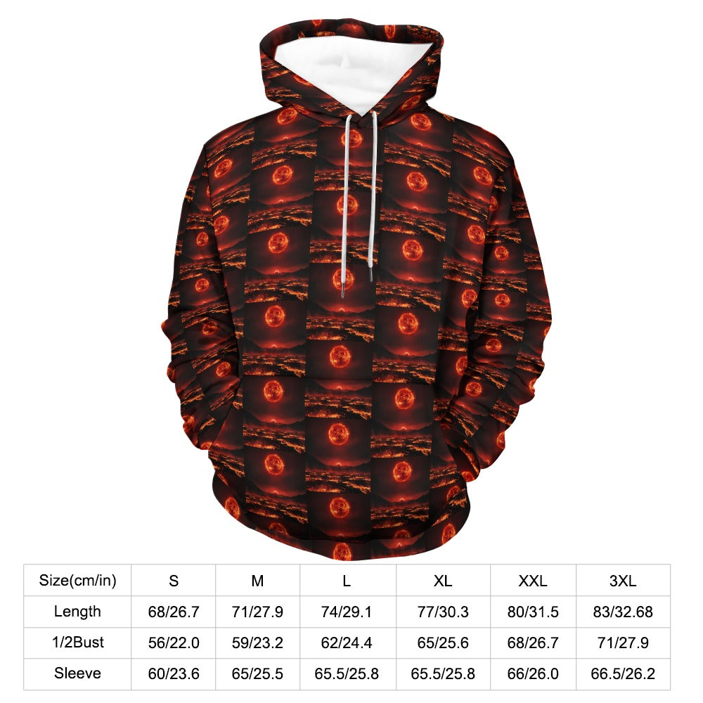 Scorched Earth All Over Print Unisex Hoodie