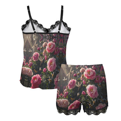 Bloom Gone Wild Kaleidoscope Camisole Pyjama Set