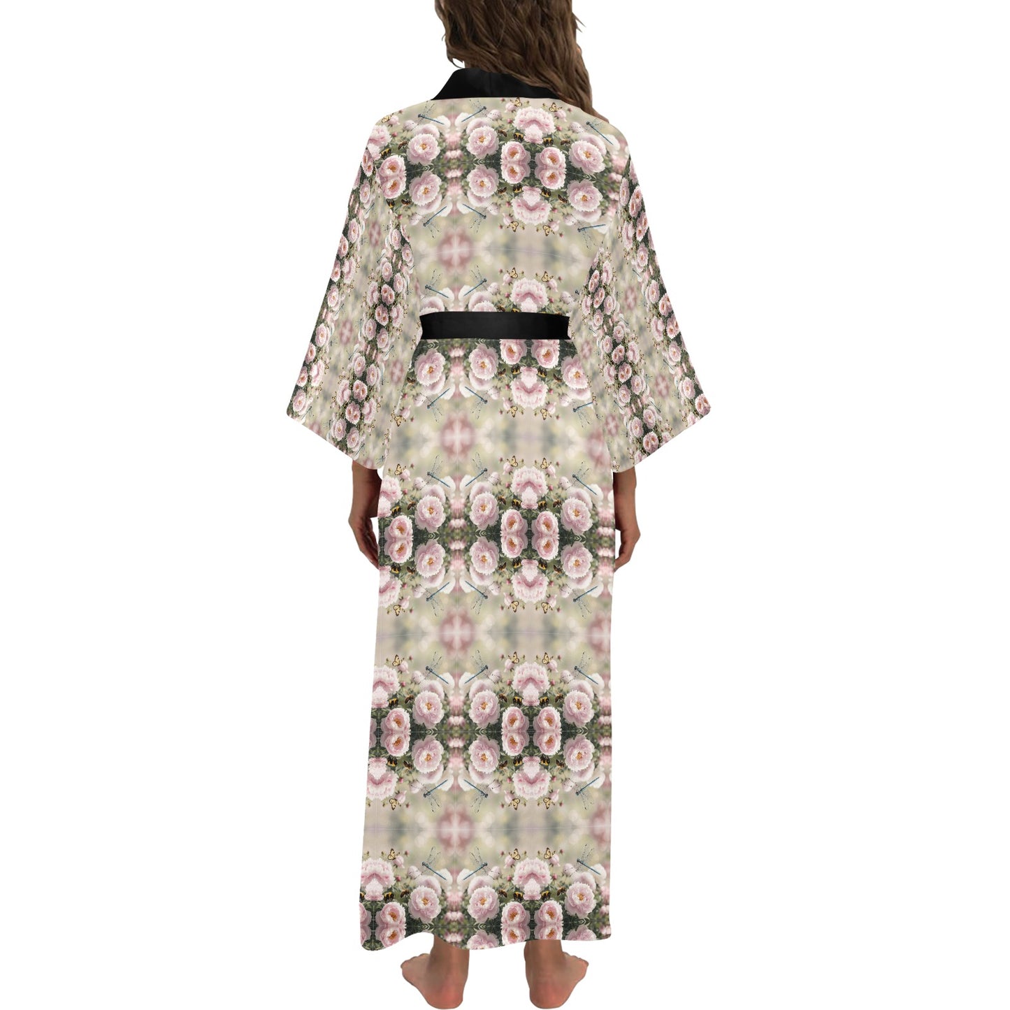 Peony Kaleidoscope Long Robe