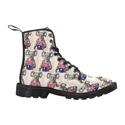 Team Drop Bear Women's Lace Up Canvas Boots