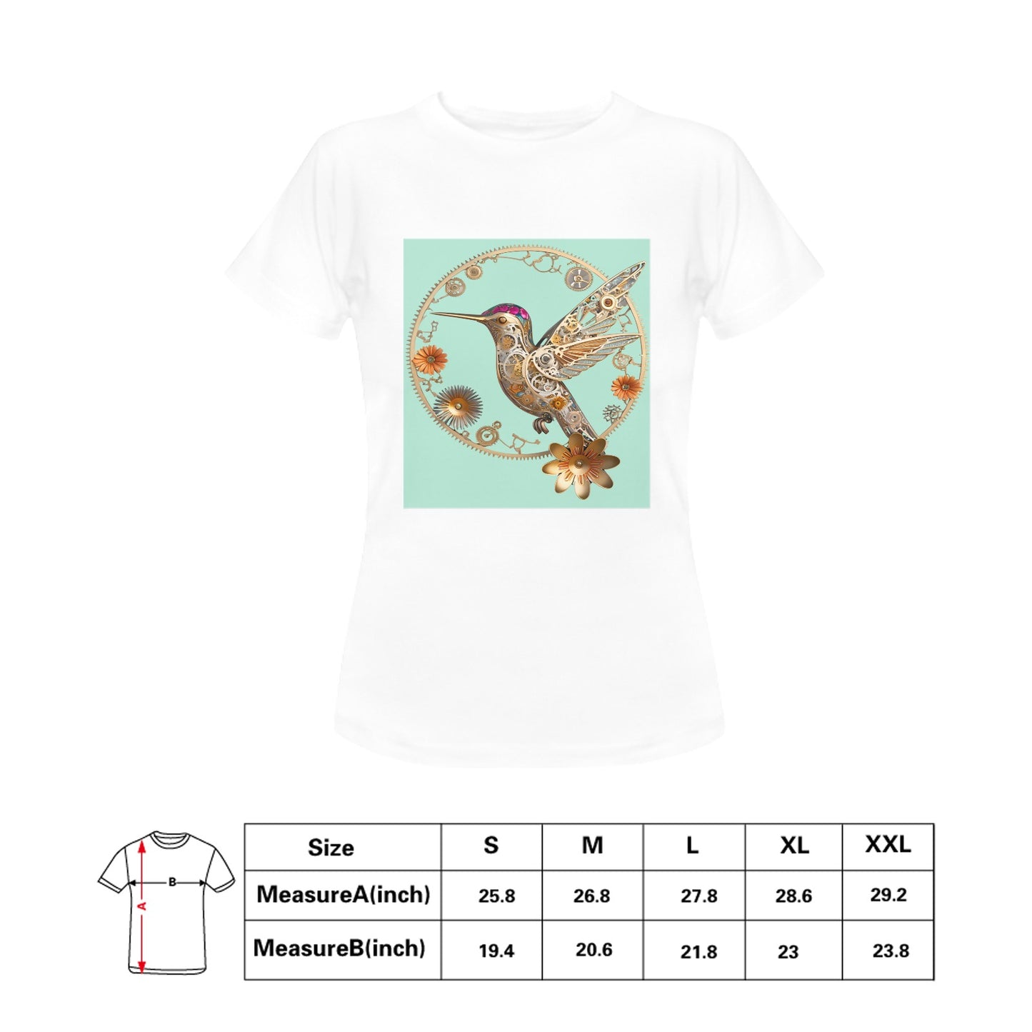 Mint Hummingbird T-Shirt