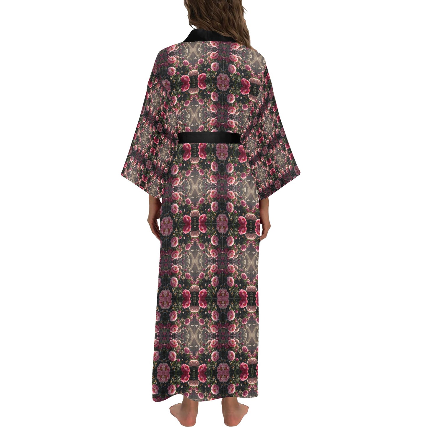 Bloom Gone Wild Kaleidoscope Long Robe