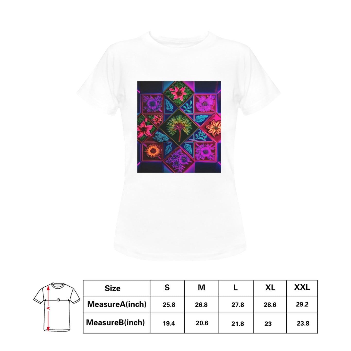 Vivid Xanthorrhoea  Floral T-Shirt