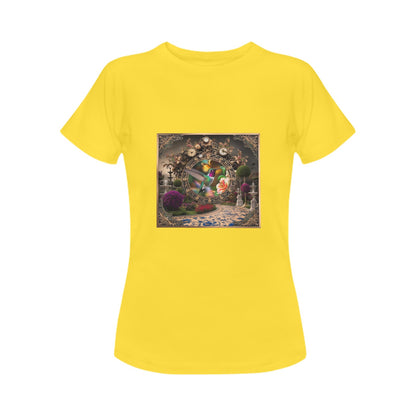 Hummingbird Tile Print T-shirt