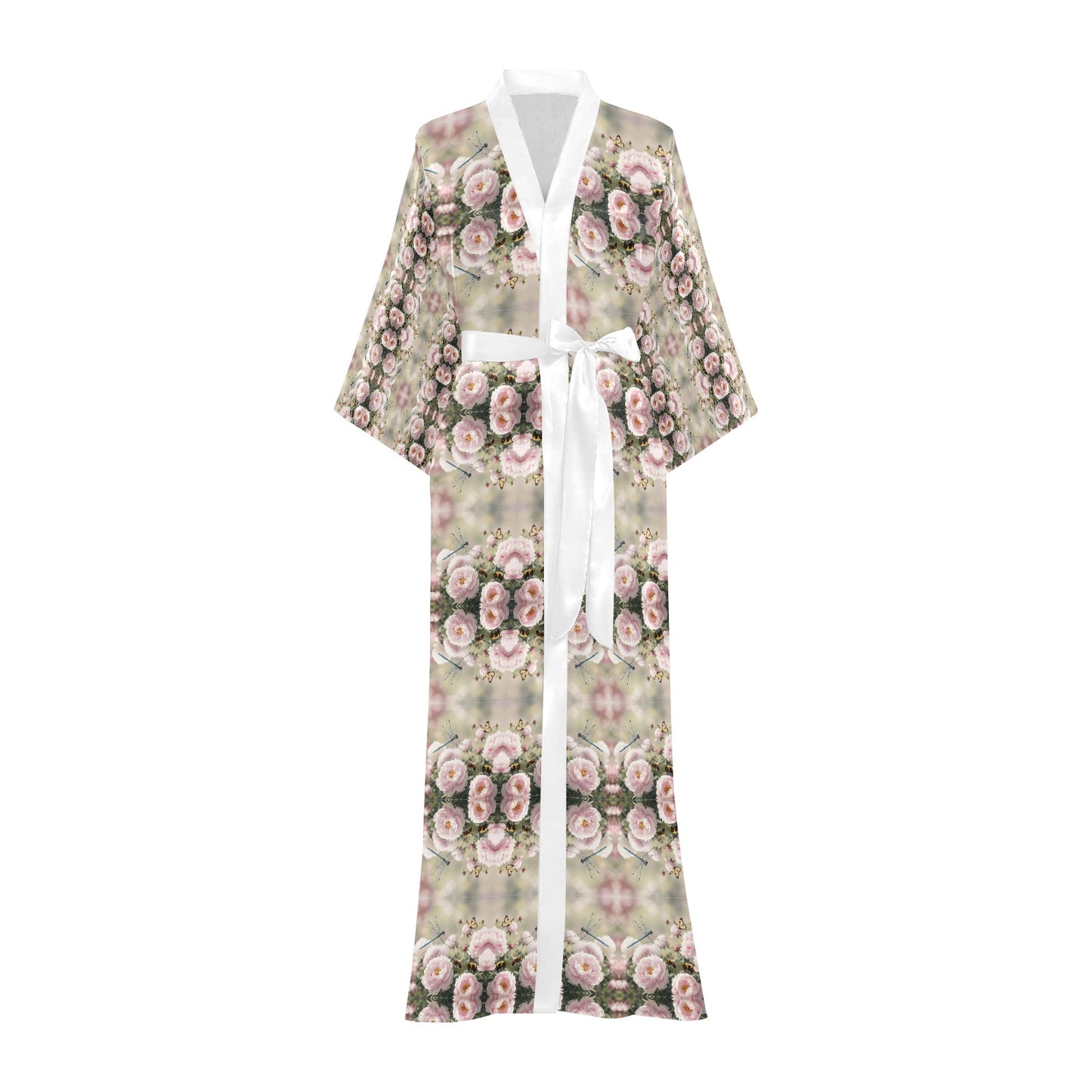 Peony Kaleidoscope Long Robe