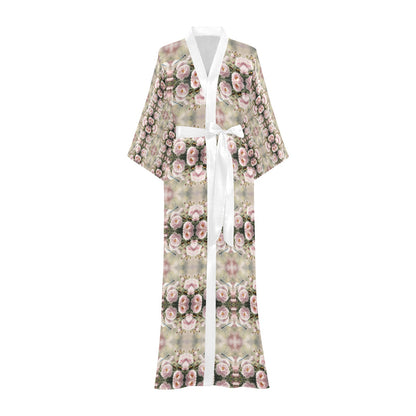 Peony Kaleidoscope Long Robe