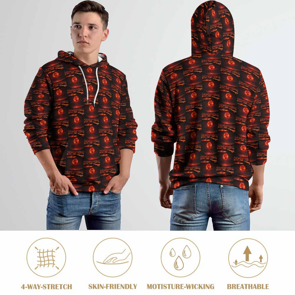 Scorched Earth All Over Print Unisex Hoodie