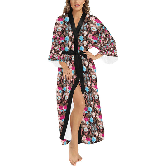 Vintage Butterfly Long Robe