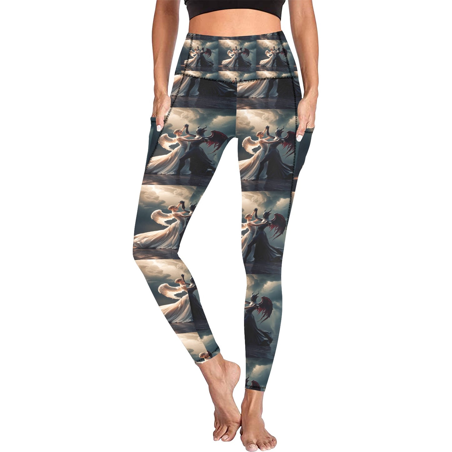 The Battle Within Leggings With Pockets