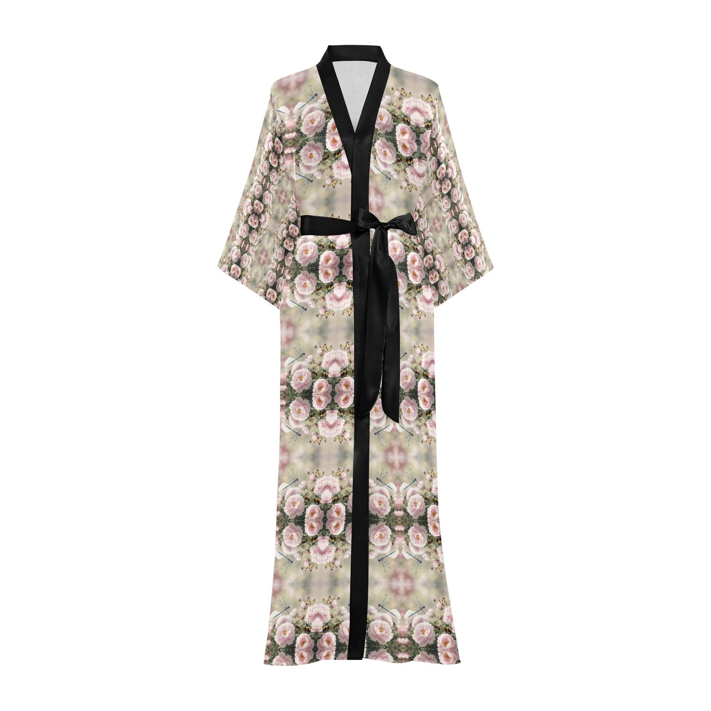 Peony Kaleidoscope Long Robe